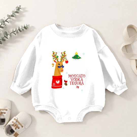 Dasher Dancer Prancer Alcohol Dasher Dancer Wo'S Baby Romper Sweatshirts