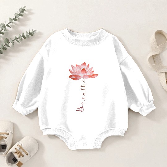 Lotus Yoga Zen Meditation Namaste Baby Romper Sweatshirts