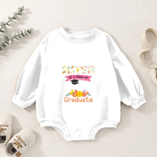 Proud Sister Of A Class Of 2023 Senior Graduation Baby Romper Sweatshirts