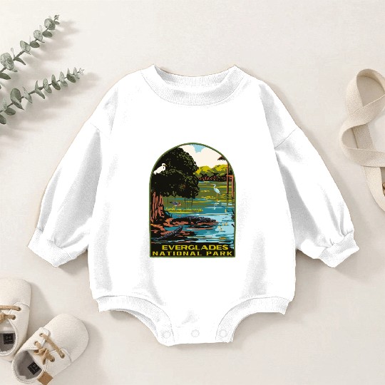 everglades national park Baby Romper Sweatshirts
