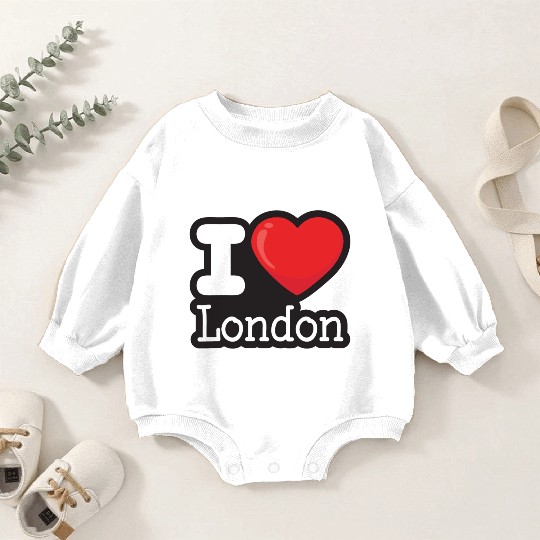 I love London Baby Romper Sweatshirts