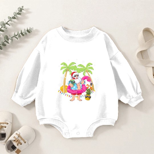 CHRISTMAS IN JULY Summer Xmas Decoration Baby Romper Sweatshirts