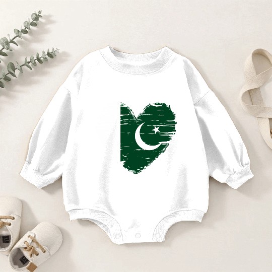 Pakistan Flag Pakistan Sport Flag Pakistan Baby Romper Sweatshirts