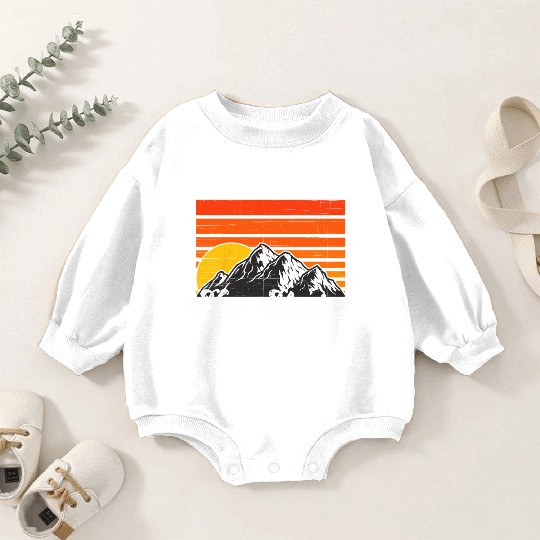 New Mexico Mountains Hiking Love New Mexico Baby Romper Sweatshirts