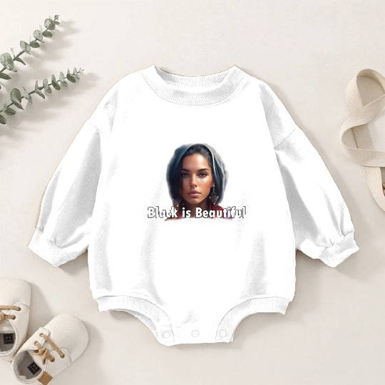 Black is Beautiful Baby Romper Sweatshirts