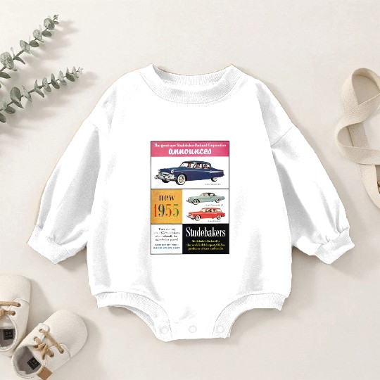 STUDEBAKER PACKARD 1950s AD PRESIDENT COMMANDER Baby Romper Sweatshirts