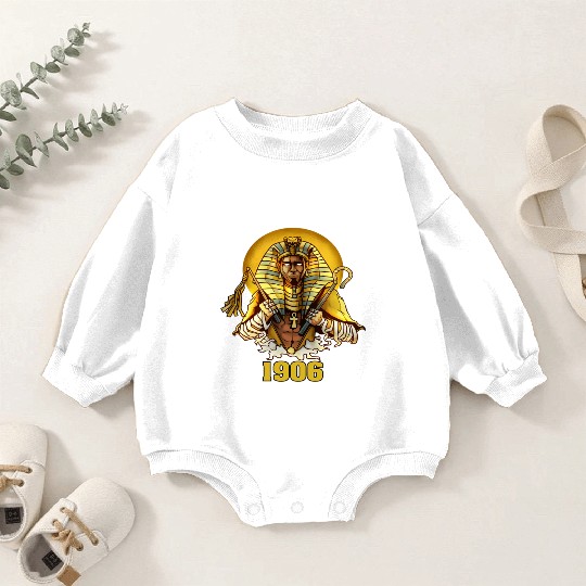 1906 Sphinx Alpha Ace Fraternity Pharoah Baby Romper Sweatshirts