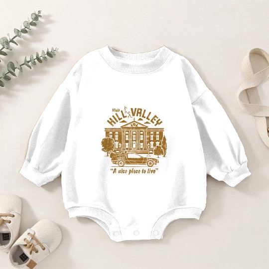 Back To The Future Visit Hill Valley A e Place To Baby Romper Sweatshirts
