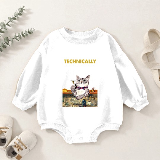 Techally Alcohol Is A Solution Chemistry Baby Romper Sweatshirts