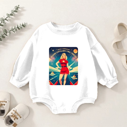 Funny Retro Cold War Soviet Communism USSR Humor Baby Romper Sweatshirts