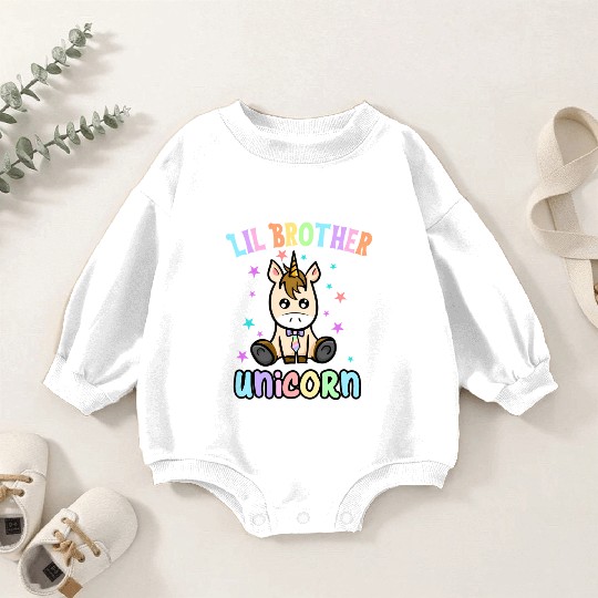 Lil Brother Uorn Party Toddlers Baby Romper Sweatshirts