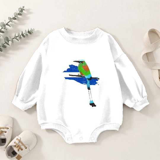 El Salvador Salvadoran Coat Salvadorian Torogoz Baby Romper Sweatshirts