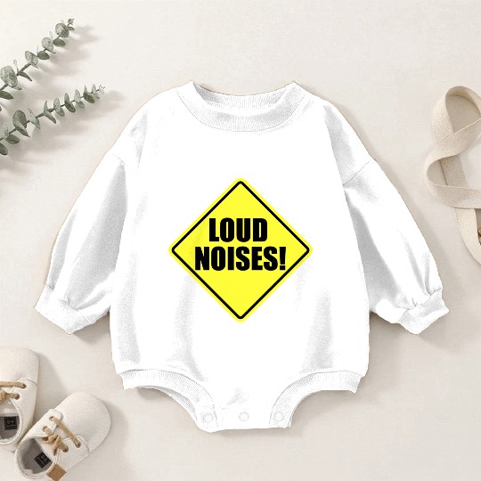 Loud Noises yellow Baby Romper Sweatshirts
