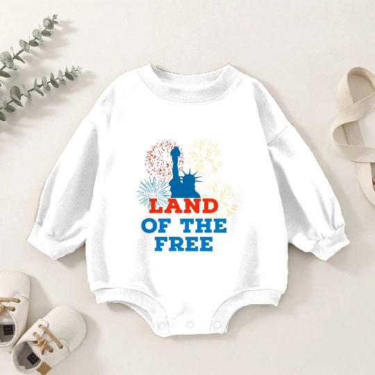 Land of the free gift Baby Romper Sweatshirts