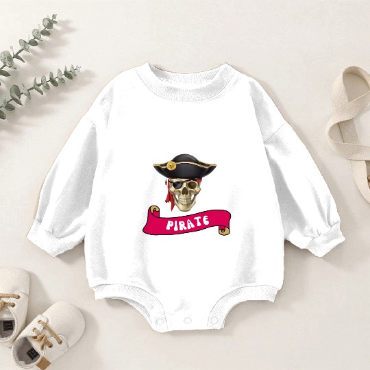 Live Like A Pirate Baby Romper Sweatshirts