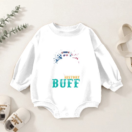 History Buff Independence Day Lincoln Patriot USA Baby Romper Sweatshirts