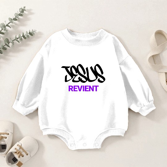 JESUS is coming back Baby Romper Sweatshirts