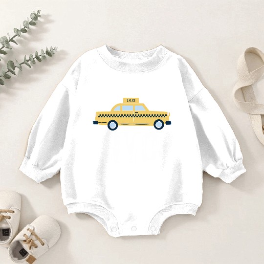 Nyc New York City Taxi Travel Usa Cities Baby Romper Sweatshirts