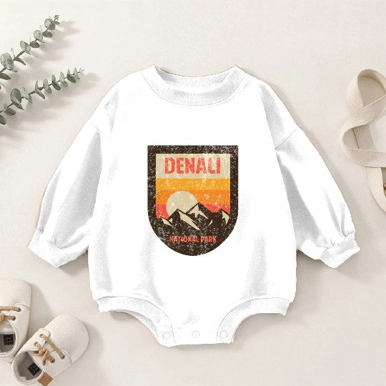 Denali National Park Baby Romper Sweatshirts