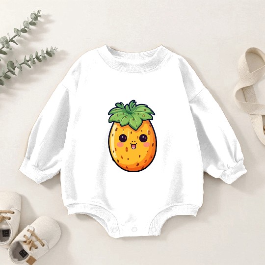 Papaya kawaii Baby Romper Sweatshirts