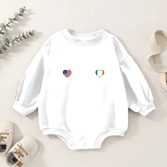 Ireland Baby Romper Sweatshirts