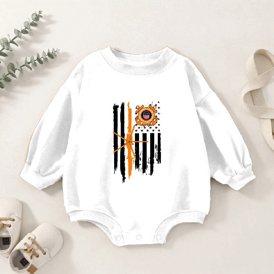 Us Coast Guard Uscg U S Armed Forces Patriot Baby Romper Sweatshirts