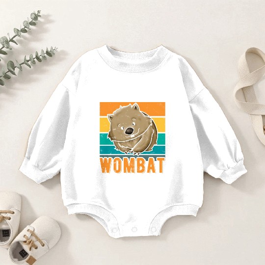 Wombat Baby Romper Sweatshirts