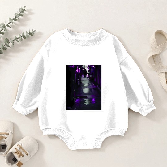 Japanese Cyberpunk Tokyo Streetwear Aesthetic Baby Romper Sweatshirts