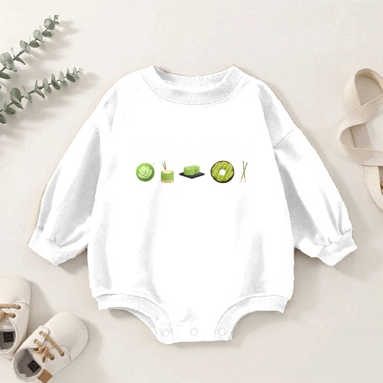 Matcha Muchacha Matcha Latte Green Tea Baby Romper Sweatshirts