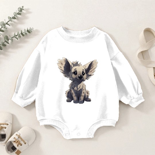 Hyena, Koala & Dog - The Ears Gang Baby Romper Sweatshirts