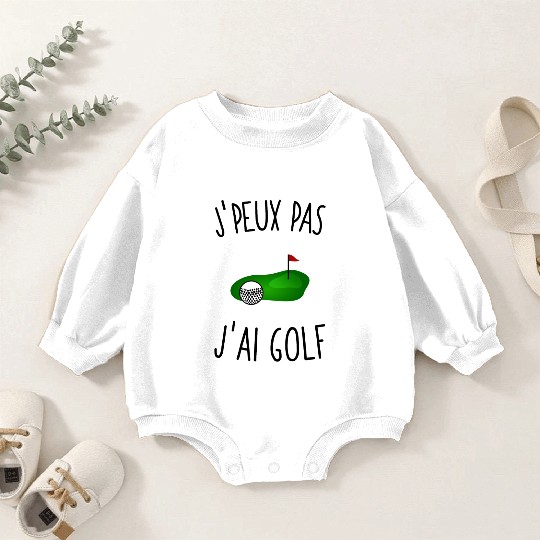 I can't I have golf Baby Romper Sweatshirts