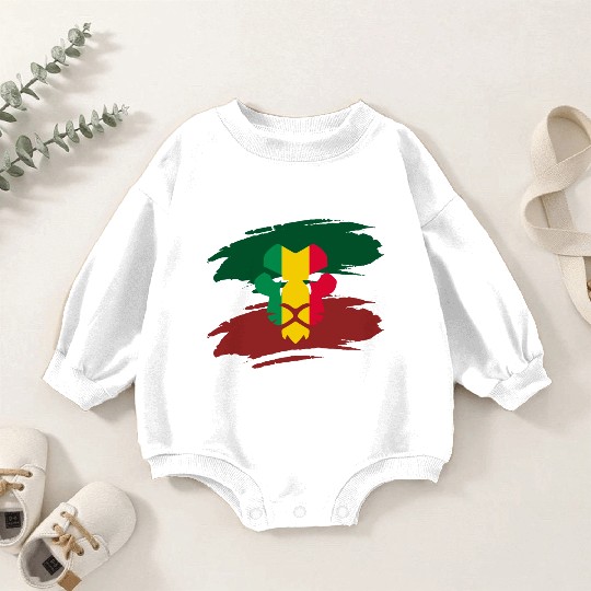 lion of judah vector illustration Baby Romper Sweatshirts