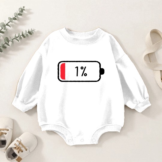 1 Percent 80s cute nature Baby Romper Sweatshirts