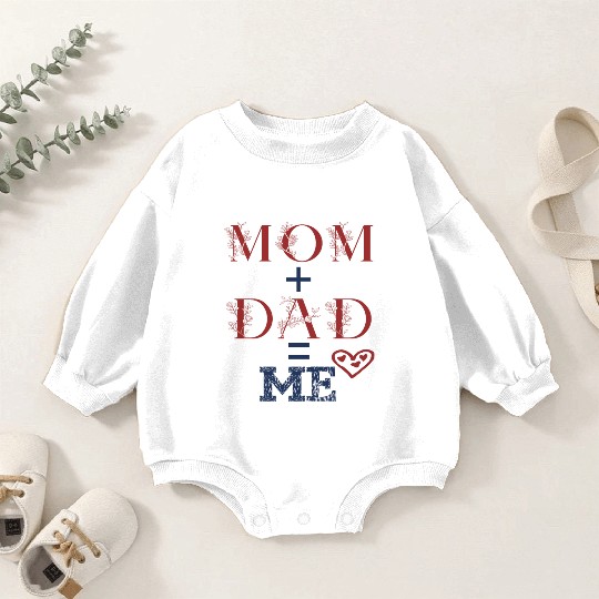 MOM + DAD Baby Romper Sweatshirts