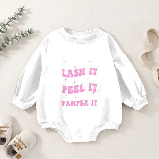 Cute Licensed Esthetician Skincare Baby Romper Sweatshirts