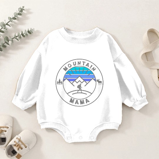 Mountain Mama Baby Romper Sweatshirts