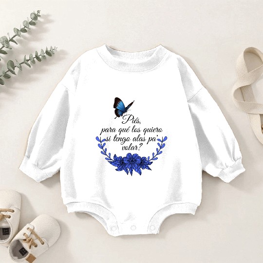 Frida Kahlo Quotes nature Baby Romper Sweatshirts