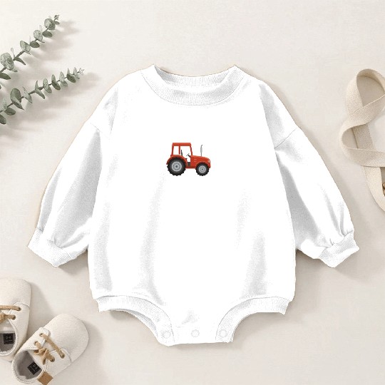 Tractor Heartbeat Farmer Pulse Baby Romper Sweatshirts