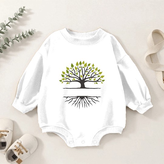 Family Reunion,, Family Reunion Tree, tree logo Baby Romper Sweatshirts