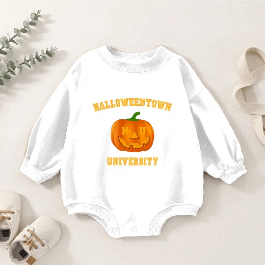 Halloweentown University Pumpkin For Treat Or Tric Baby Romper Sweatshirts
