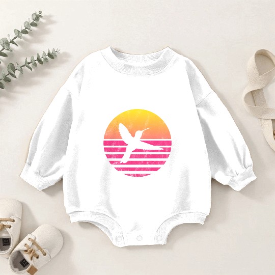 Hummingbird Baby Romper Sweatshirts