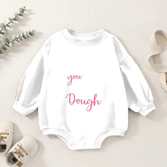 I love you bread dough cool boy Baby Romper Sweatshirts