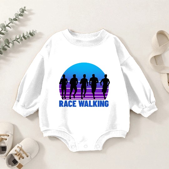 Race walking Baby Romper Sweatshirts