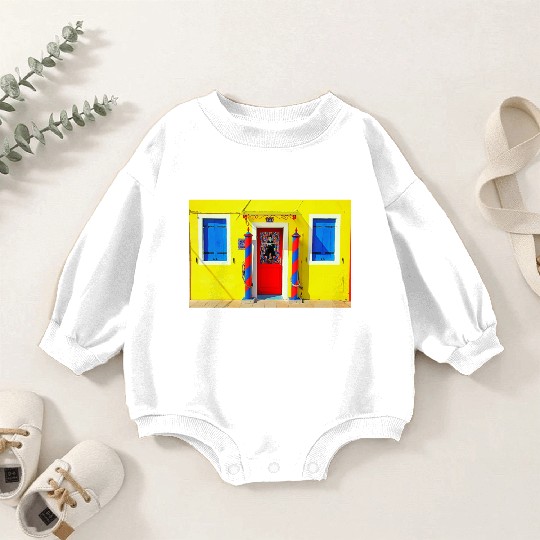 Windows of Venice Italy 1879 Baby Romper Sweatshirts