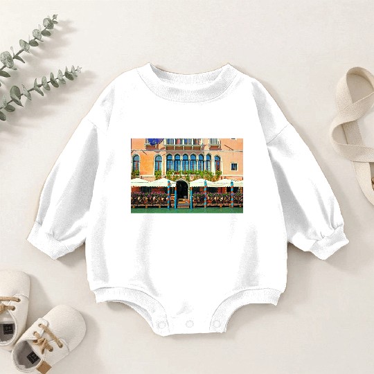 Windows of Venice Italy 1942 Baby Romper Sweatshirts