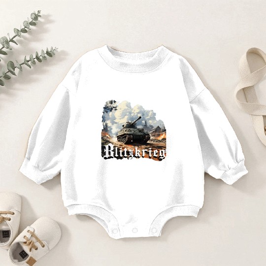 World War 2 Blitzkrieg Baby Romper Sweatshirts