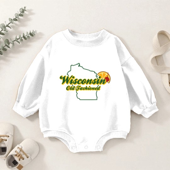 Wisconsin Old Fashioned Green Bay Baby Romper Sweatshirts