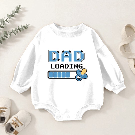 Cute Dad To Be Loading New Father Newborn Baby Baby Romper Sweatshirts