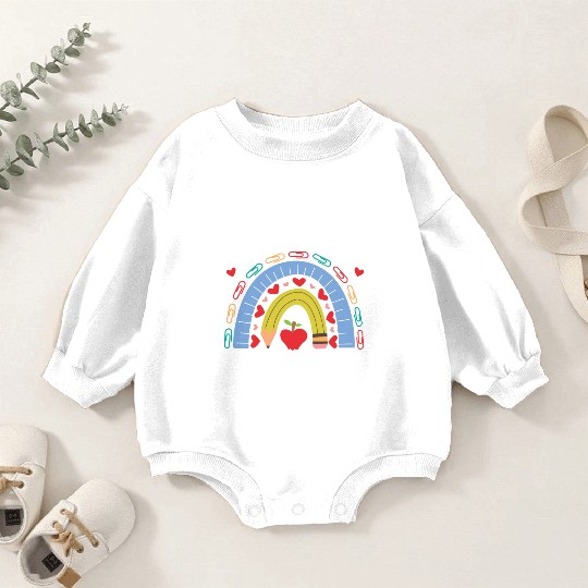 Reading Teacher Baby Romper Sweatshirts