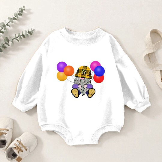 Gnome elf balloons balloons party fairy fantasy Baby Romper Sweatshirts
